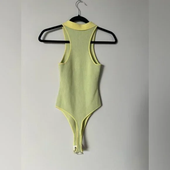 New SER.O.YA Ribbed Collared Bodysuit - Picture 2 of 10